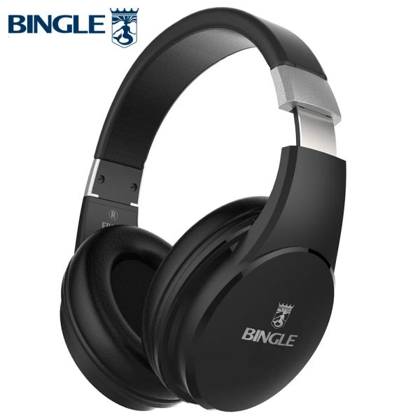 Escáneres Bingle FB110 Basco profundo 3D Surrograma Estereo Overear Bt Head Phone Wireless Bluetooth auriculares con micrófono Audio de 3.5 mm de 3,5 mm