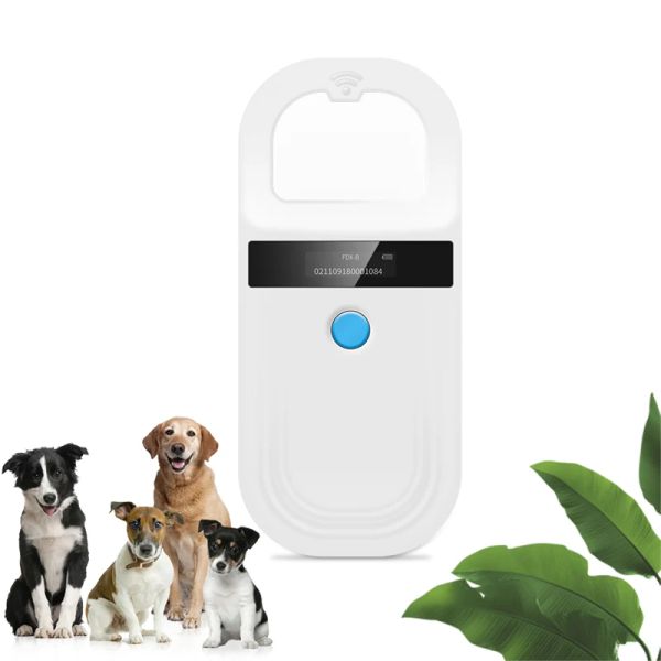 Scanners Bluetooth spp et mode HID lecteur d'identification de PET 134.2 kHz / 125 kHz pour animaux micro-puce détecteur chat chat pavé de poisson rfid scanner