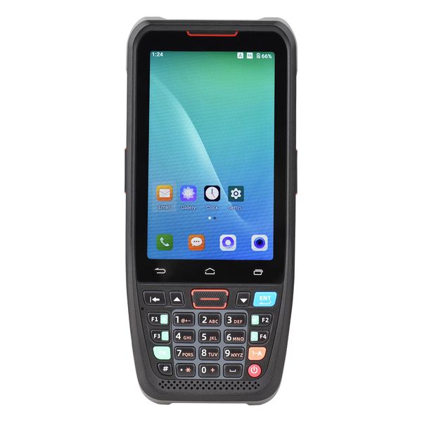 Scanners Handheld Pos Android 10.0 PDA Terminal 1D / 2D / QR Barcode Scanner Prise en charge 2/3/4G WiFi BT avec écran tactile de 4,0 pouces pour le supermarché