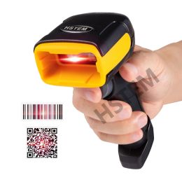 Scanners Handheld draadloze barcodescanner 2.4G 1D 2D Bluetooth Wired Bar Code Reader Ondersteuning QR -code PDF417 Gegevensmatrix voor supermarkt