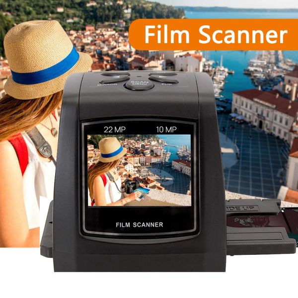 Scanners Scanner de photos à haute résolution 35/135 mm Scanner de films de film Digital Convertisseur 2,4 
