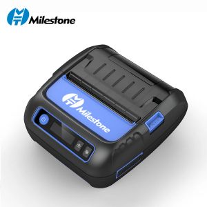 Scanners mijlpaal MHTP29L 80mm Mobiel Portablethermal Direct label Printer Bluetooth Pocket Printer ontvangst 2 in 1Free App Android iOS