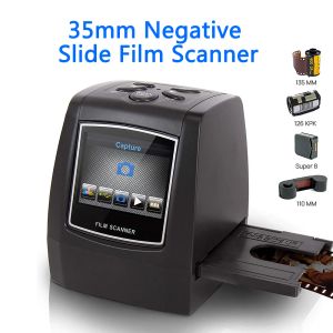 Scanners mini 5MP 35 mm de film négatif scanner de films négatifs de diapositive de diapositive convertit le câble USB Cable LCD diapositive 2.4 