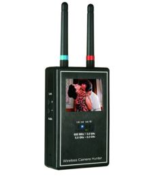 Scanners Mini Wireless Camera Hunter Full Band Video Scanner Image Display Multi Wireless Camera Lens Detector