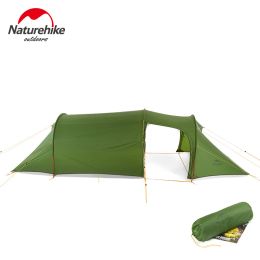 Scanners NatureHike Camping Tent Ultralight Ventilatief 23 Persoon Binnen Tent Waterdichte bilaterale open opvang 210T / 20D Buiten Tent