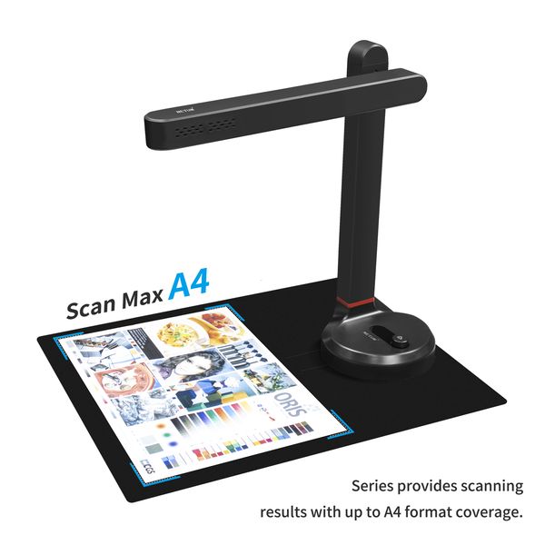 Scanners NETUM Book Scanner T101 Autofocus Document Max A4 A3 Taille avec Smart OCR Led Table Lampe de Bureau pour Famille Home Office 230808