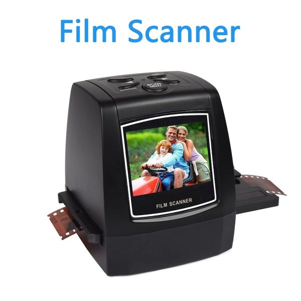 Scanners Protable Négative Film Scanner 35mm 135mm Slide Film Converter Photo Digital Image Viewer avec 2,4 