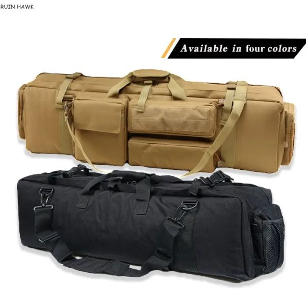 Scanners équipement tactique M249 Airsoft Shooting Hunting Rifle Sac pistolet porte Bages de protection de protection extérieur Sport Camping Randonnée Sac