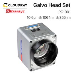 Scanners ultroayc rc1001 scanning Galvo Head Set 10mm Galvanomètre Scanner 10.6um 1064Nm 355 nm avec alimentation pour le marquage des fibres