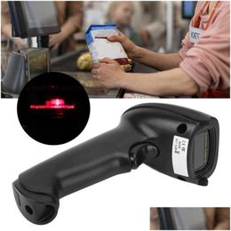 Scanners YHD-5800LW 1D Handheld 2.4g Wireless Barcode Scanner Portable Reader avec support de pliage réglable Berceau de chargement USB D Otxye