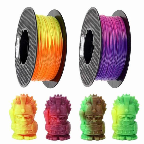 Scanning 3D Imprimante Filament PLA Couleur de couleur Matériau Température Température Sensitive Thermal 1,75 mm 1 kg / 500g / 250g Matériau d'impression