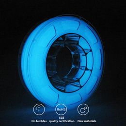 Scanning ABS PLA PETG -filament gloeiend in het donkere 1kg 3D -printen 1,75 mm Luminous Light Printer Materials groen blauw rode bestseller