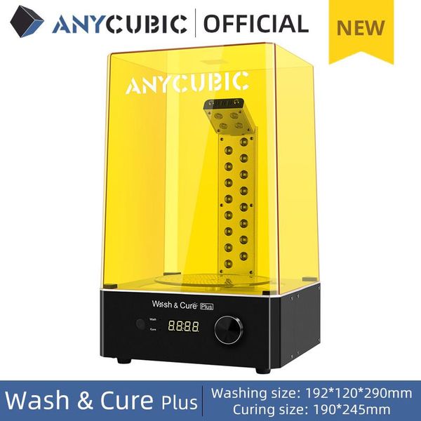 Scanning Anycubic Wash Cure plus 192 mm * 120 mm * 290 mm grande taille de lavage pour photon mono x 6k 4k Photon Mono Résine 3D Impresora 3D