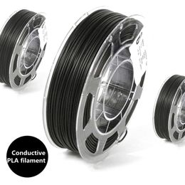 Escaneo Filamento conductor PLA PLA 3D Impresores de 1.75 mm El plástico FDM puede lograr el efecto de llevar a cabo la electricidad Alta calidad