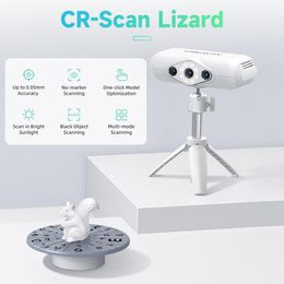 SCANNING CRIALITY 3D Scanner CRSCAN LIZARD 0,05 mm Précision lumineuse Bright Scanning multiple Mode Scanning adapté à toutes les imprimantes 3D Nouvelles