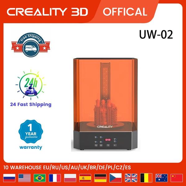 SCANNING CRIALITY 3D UW02 10,1 pouces Machine de lavage et de durcissement pour les imprimantes 3D LCD SLA Modèles DLP Resin Dualband UV Light Source