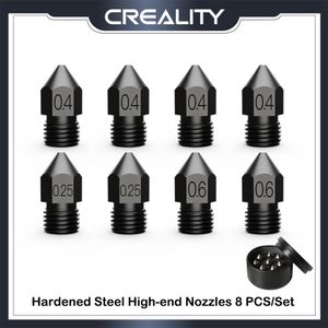 CREALITY Buses haut de gamme en acier trempé d'origine 8 pièces/ensemble imprimante 3D avec 0,4 mm 0,25 mm 0,6 mm pour la série Ender3 CR10 CR6 SE