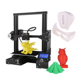 Scannen ender3 HighPrecision DIY 3D -printer Selfassemble 220x220x 250 mm afdrukmaat met cv -afdrukfunctie