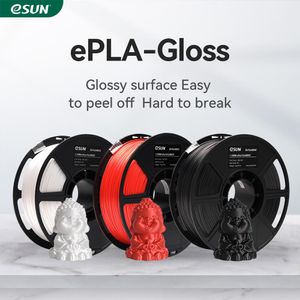 SCANEN ESUN 3D PRinter Filament PLA Gloss 1,75 mm Dimensionaal 3D -printmateriaal voor 3D -printers 1 kg (2,2 lbs) Gloss PLA -gloeidraad