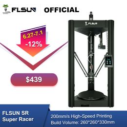 Scanning FLSUN Superracer SR 3D Imprimante 200 mm / s Prime à haut débit