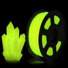 Scanning Glow in Dark PLA Filament 1kg 1,75 mm lumineux pour la tolérance de diamètre de l'imprimante FDM 3D 0,02 mm 100% pas