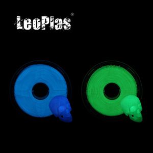 Scanning Leoplas 1kg 1,75 mm Flexibele zachte gloed in donkere TPU -filament voor 3D -printerverbruiksartikelen Drukbenodigdheden Rubbermateriaal