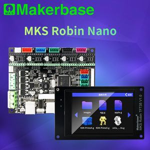 Scan MakerBase MKS Robin Nano V1.2 32bit Control Board 3D -printeronderdelen Ondersteuning Marlin2.0 3.5 TFT Touch Screen Preview Gcode