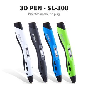 Scanning Sunlu SL300 3D Printing Pen Support PLA / ABS Filament 1,75 mm Cadeaux pour l'artisanat créatif et en tant que cadeaux