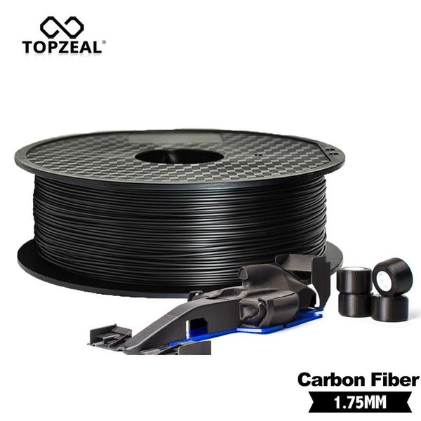 Scanning topzeal de haute qualité PLA / ABS / PC / PETG / PA FILAMENT DE FIBERS DE CARBON