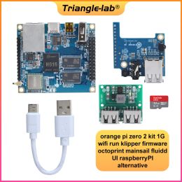 Scanner trianglelab orange pi zero 2 kit 1g wifi run klipper firmware octoprint mainsail fluidd ui raspberry pi 4 alternative 3D imprimante