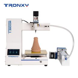 Scanning Tronxy Moore 1 3D Printer Extrusie Liquidafzetting Modellering Klei 3D Printing Ceramics Keramisch aardewerk met klei modder materia