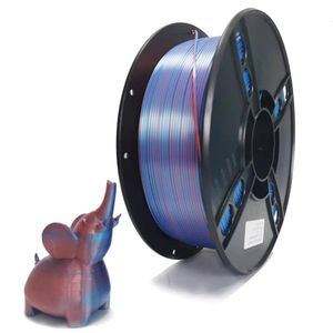 Scanning twotone 1,75 mm PLA SILK Double couleur 1 kg / 500g / 250g Filament d'imprimante 3D Double couleurs