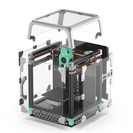 SCANNING CNVORON V0.1 COREXY 3D IMPRIMINT DE BURANT FDM DIY WiFi à bord Klipper avec V6 HOTEND Youth Version V0.1 Kits d'imprimantes 3D