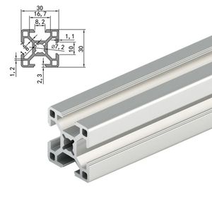 Scanning Vcore 3 Pakketten Zwart 3030 Europese standaard geanodiseerde aluminium profiel Extrusie CNC 3D -printer Vcore 3 300x300 400x400