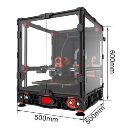 Scanning Voron 2.4 R2 Corexy Hoogwaardige 3D -printerkit Verbeterde onderdelenkits 350x350x350mm Zwart