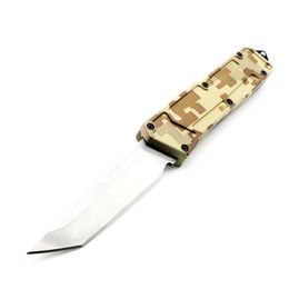 Sca Camo mango amarillo 9 modelos doble acción táctico autodefensa plegable Edc pesca Camping cuchillo cuchillos de caza regalo de Navidad