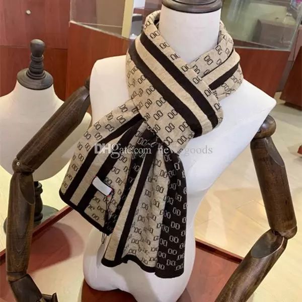 bufanda de cachemira Diseñador para mujer para hombre Bufandas de lujo Otoño e invierno Cálido Moda al aire libre Cuello a cuadros Bufandas 3 colores Calidad superior Opcional Exquisito G tamaño 180 35 CM