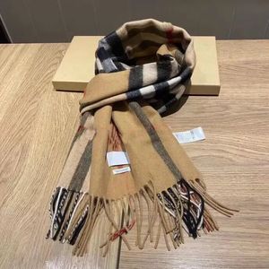 Bufanda diseñador bufanda a cuadros bufandas de cachemira de lujo otoño invierno Bufandas para mujer para hombre Mantón de lana de lujo Bufanda larga con flecos Diseñadores negros dorados clásicos Envolturas