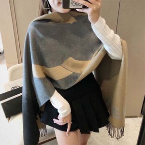 Bufanda diseñador robó para mujer chal bufandas hombres cachemira bufandas poncho moda pashmina alta calidad invierno abrigos cálidos casual 73Ed #