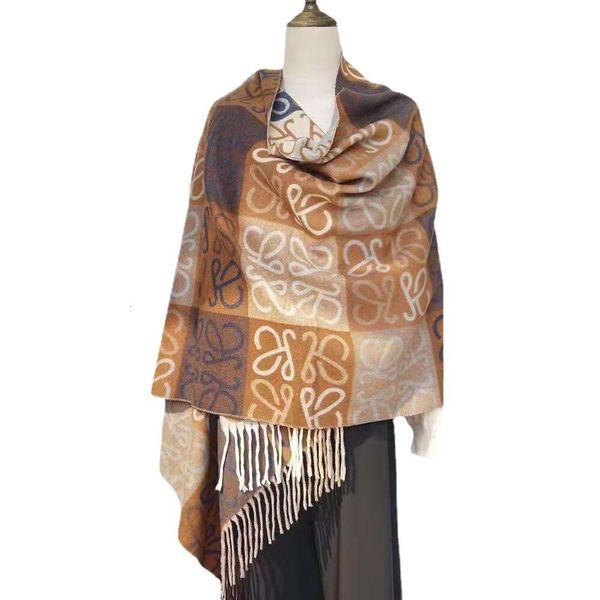 écharpe Foulards Automne Hiver Nouvelle édition coréenne Japon Corée du Sud INS. Châle à double usage pour filles, écharpe longue et chaude, tendance, polyvalente