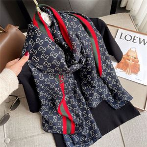 sjaal trendy brief jacquard lange sjaalontwerper dubbele zijde kleur sjaals ontwerpers dames kasjmier wrap groot 2701