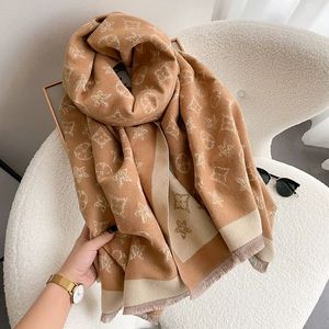 Sjaal Dames herfst groot merk gezicht imitatie kasjmier sjaal met warme airconditioner