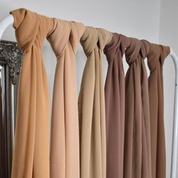 Sjaals 10 stuks Chiffon Hijab Sjaal Groothandel Moslim Fasshin Vrouwen Sluier Headwraps Sjaals Voor Dames Islamitische Hoofddoeken 230921