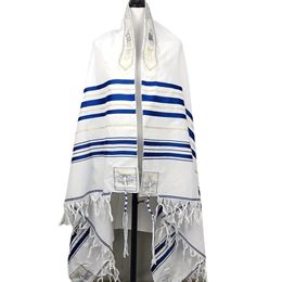 Bufandas 108 * 180 cm Tamaño grande Tallit Mantón de oración Israel Talit Bolsa Tallis Bufandas de oración israelíes Priez Wraps Mantón de oración Talis Je 231031