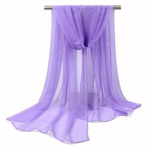 Foulards 150*90 cm solide violet femmes plaine bulle en mousseline de soie écharpe hijab wrap printe solide châle plage en plein air grands foulards en soie châle femme 231024