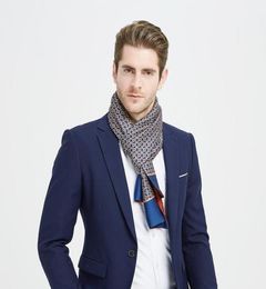 Шарфы 17030CM Модный дизайн Мужчины Зима Men039s Кашемировый шарф Высокое качество Роскошный теплый шейный платок Бизнес Dropship4514421