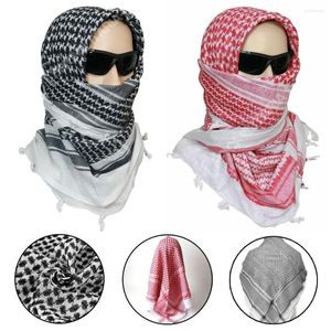 Sjaals 1 stks Palestina Bandana Moslim Shemagh Sjaal Multifunctionele Headwrap Islamitische Traditionele Kostuums Plaid Sjaal Arabische Kafiya Keffiyeh
