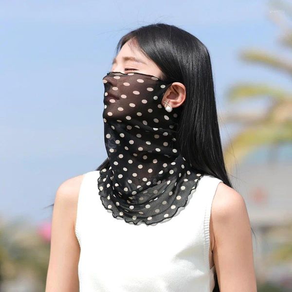 Écharbes 1pcs Summer Femmes Masque Écharpe Protection solaire