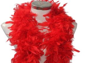 Sjaals 2021 luxe vrouwen kasjmier sjaal vaste kleur mode jurk veer boa burlesque showgirl kip night festival siers sc4487307