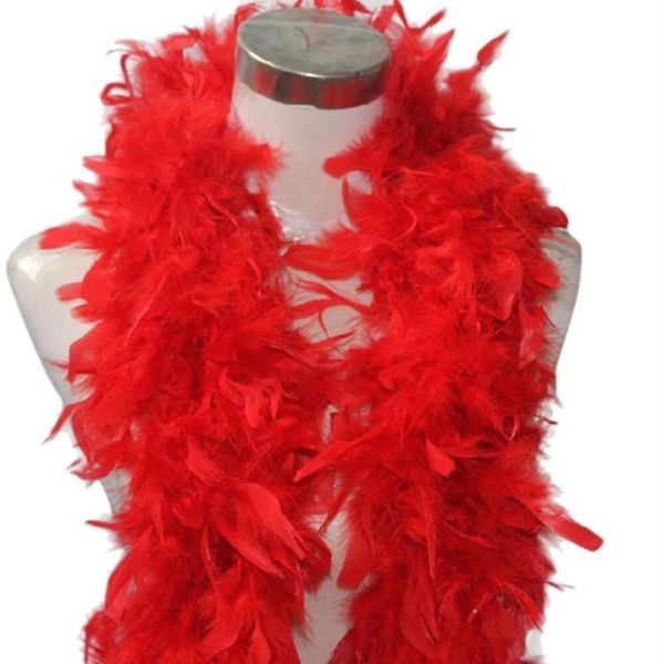 Foulards 2021 luxe femmes cachemire écharpe couleur unie mode robe plume Boa Burlesque Showgirl poule nuit Festival ornemental Sc210O